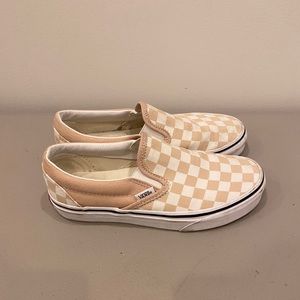 Vans Classic Checkerboard Slip on Frappe size 5.5